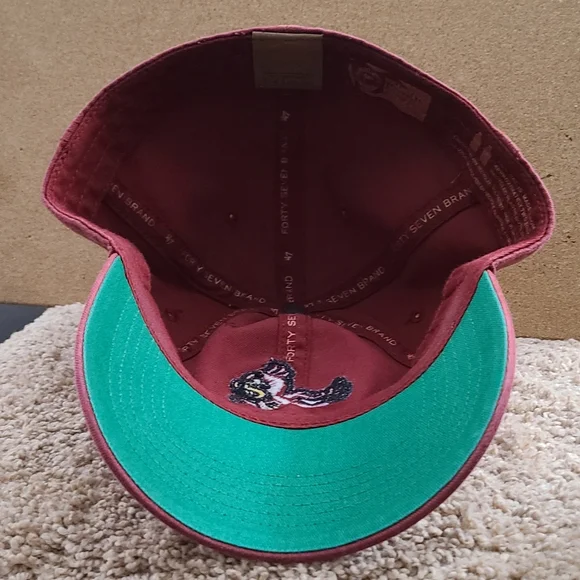 Iowa State University Cyclones Red 47 Brand Fitted Hat XL - Picture 4 of 7